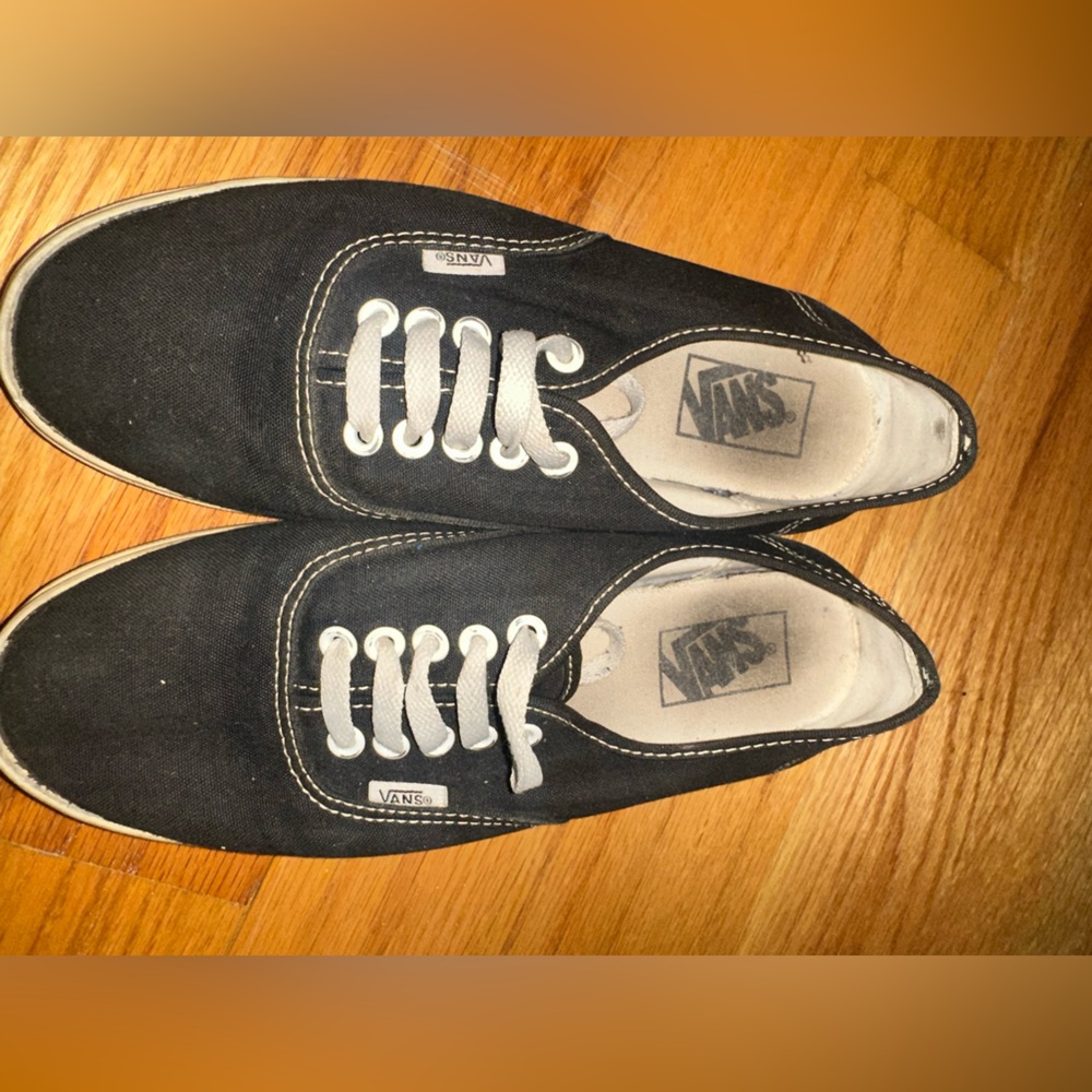 Vans Black and White Sneakers